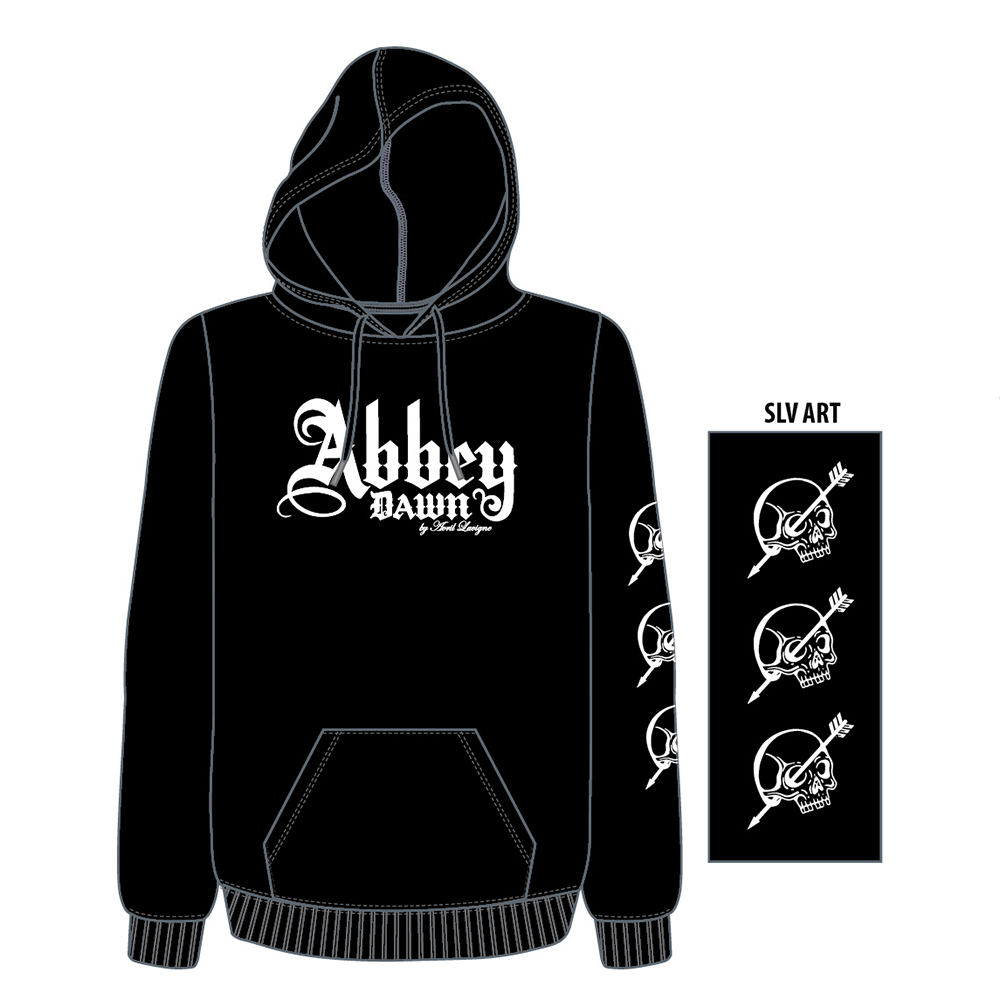 ABBEY DAWN BY AVRIL LAVIGNE REBEL YELL HOODIE VEST 